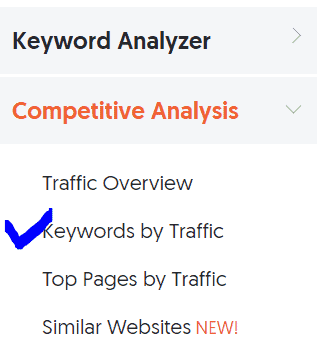 เครื่องมือ NeilPatel Competitive วิเคราะห์คู่แข่ง SEO